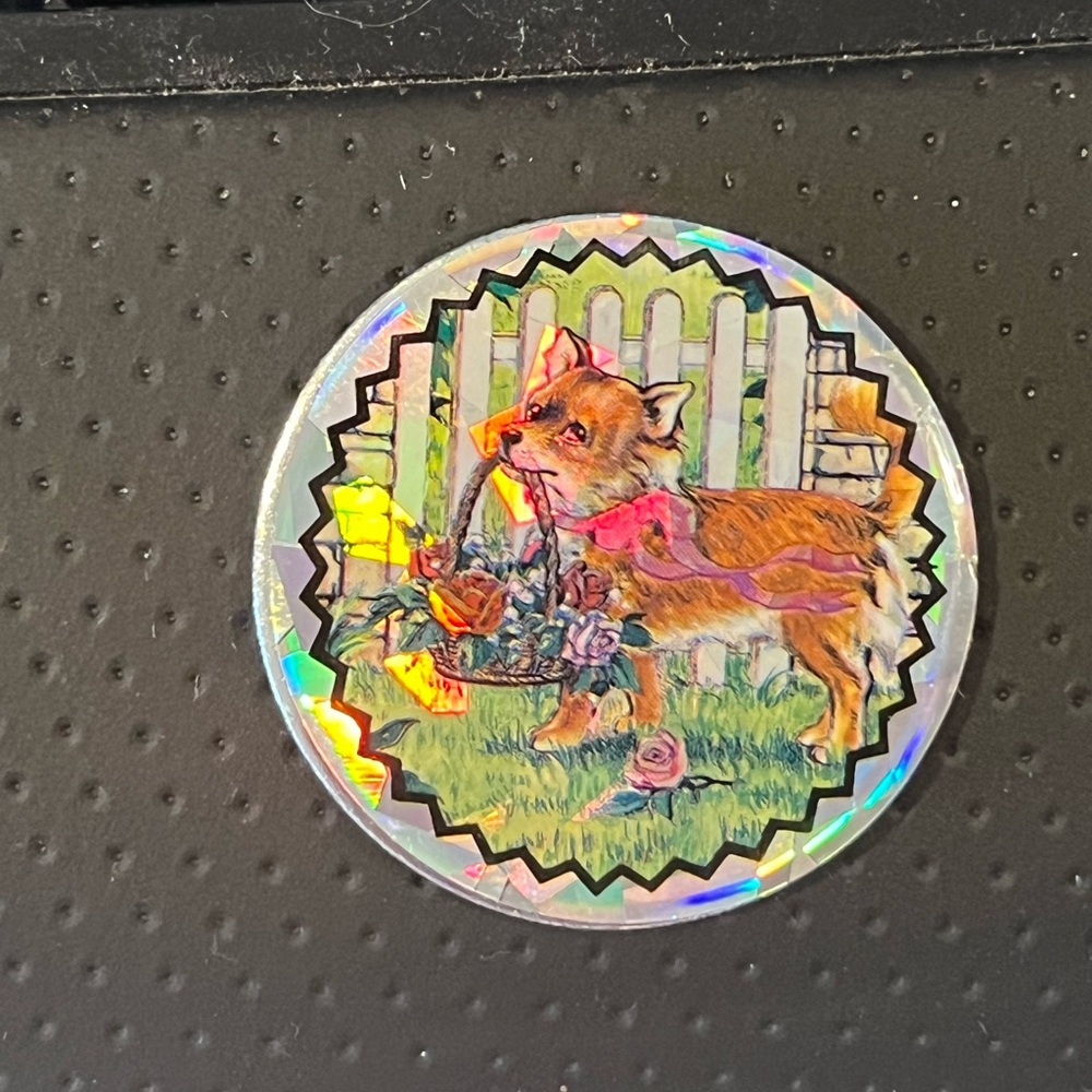 Vintage Heavy Metal POG Slammer “fox with basket in mouth”
